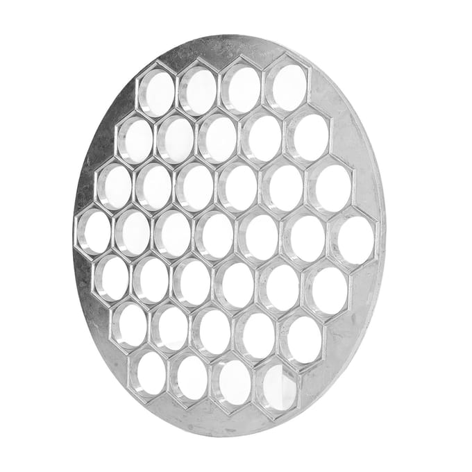 Dumpling Maker Aluminium Dumplingvorm Wonton Gebak Koekjes Deegpers Keukengereedschap L white