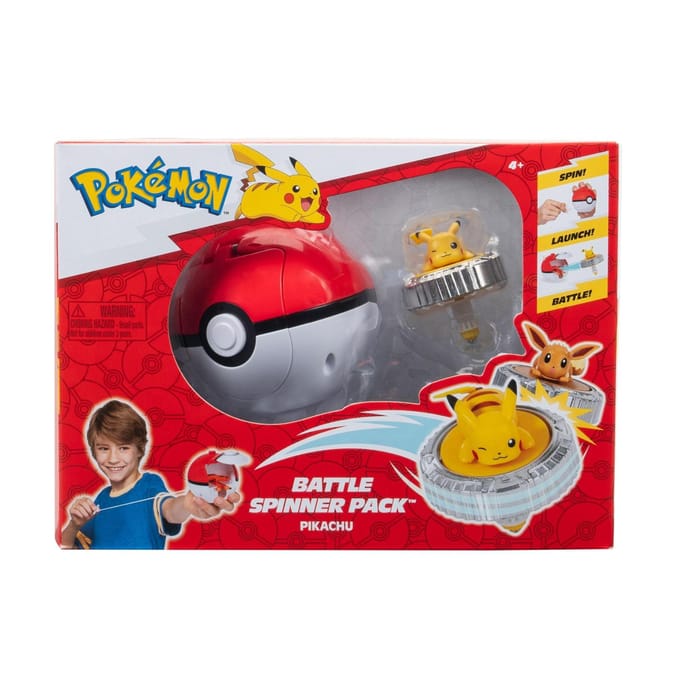 Pokemon Pokémon Battle Spinners tol Pikachu & Pokéball