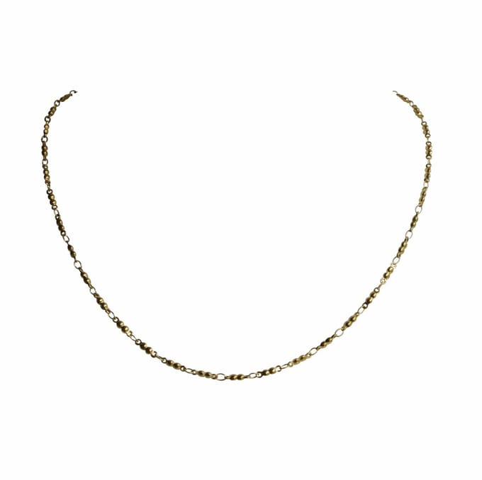 FlowJewels - schakelketting - staal - goudkleurig