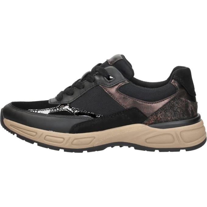 Gabor 585.2 Sneakers Dames - Leren Sneaker - Zwart