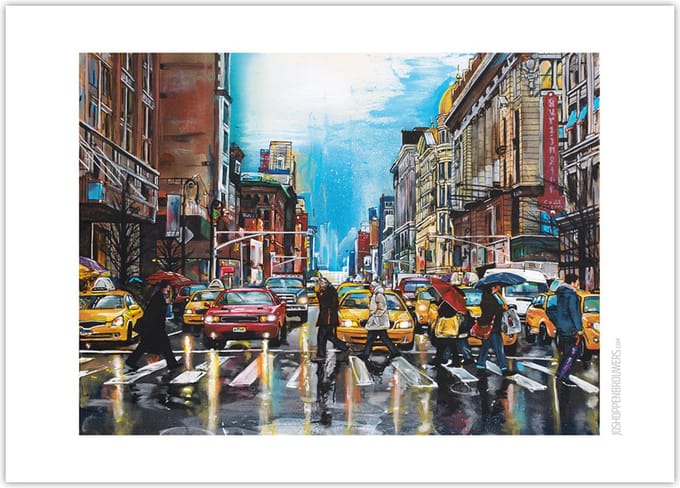 New York city poster 70x50 cm