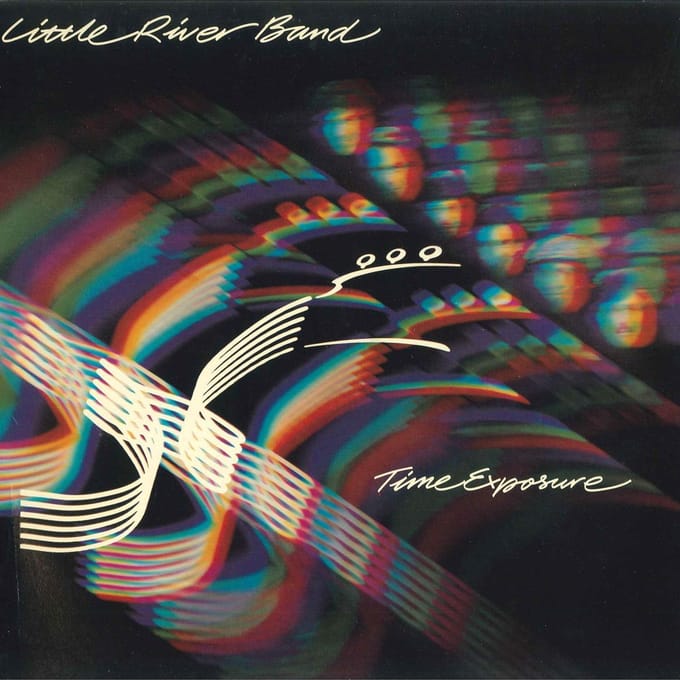 LP Plaat LITTLE RIVER BAND - Time EXPOSURE ST12163 CAPITOL 1981 VS Rock Gebruikt brown
