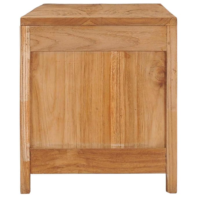 vidaXL - Tv-meubel - 100x30x35 - cm - massief - teakhout