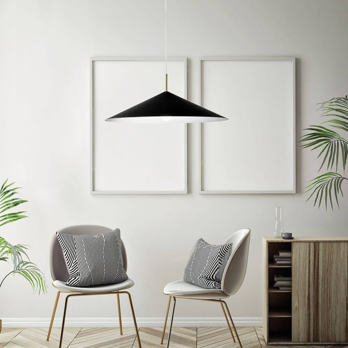 Sforzin Hanglamp Samoi van metaal, Ø 60 cm