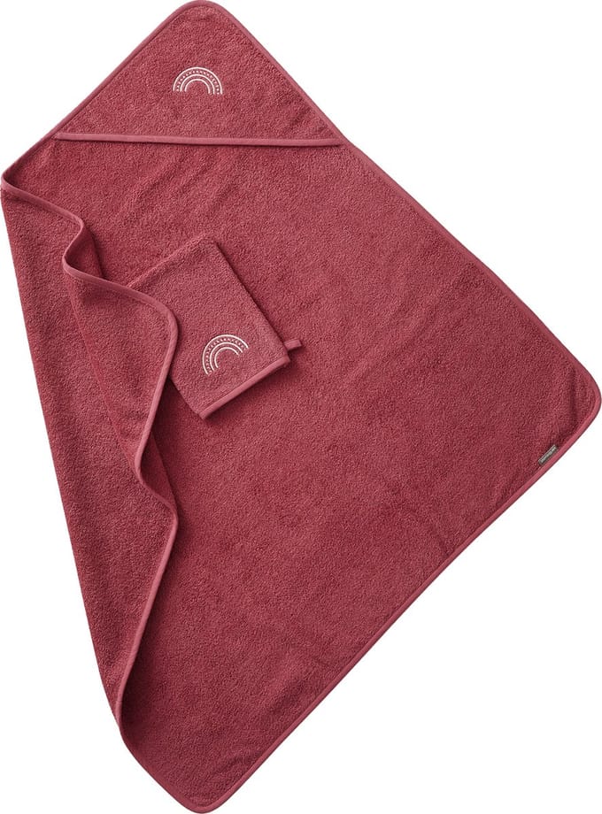 Vertbaudet Badcape + washand