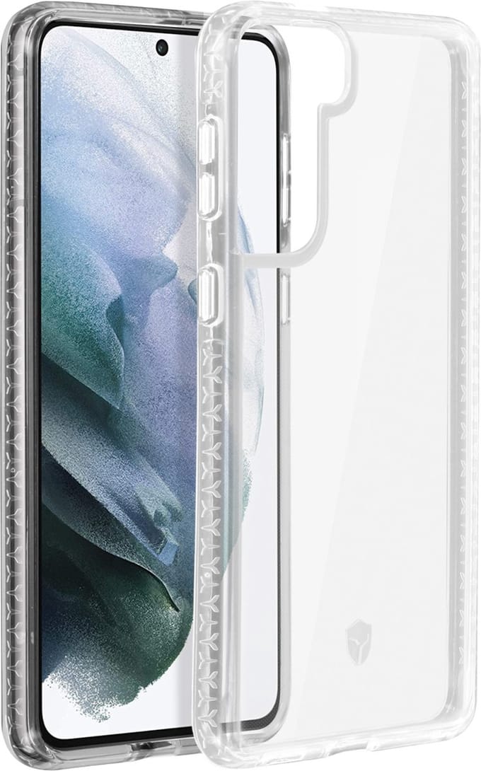 Force Case, Hoesje Geschikt voor Samsung Galaxy S21 Plus LIFE Schokbestendig, Transparant