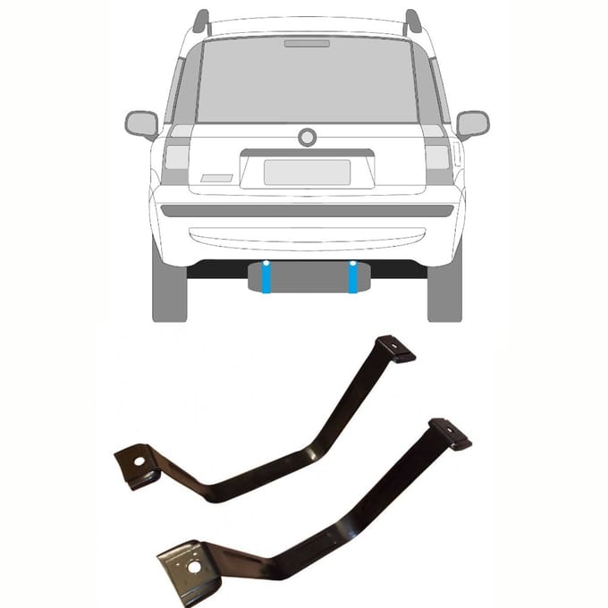 Brandstoftank klemmen voor Fiat Panda 2003-2012