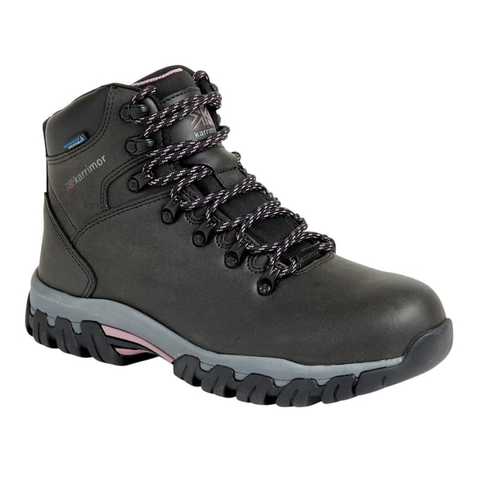 Karrimor Mendip leren wandelschoenen voor dames (Zwart)