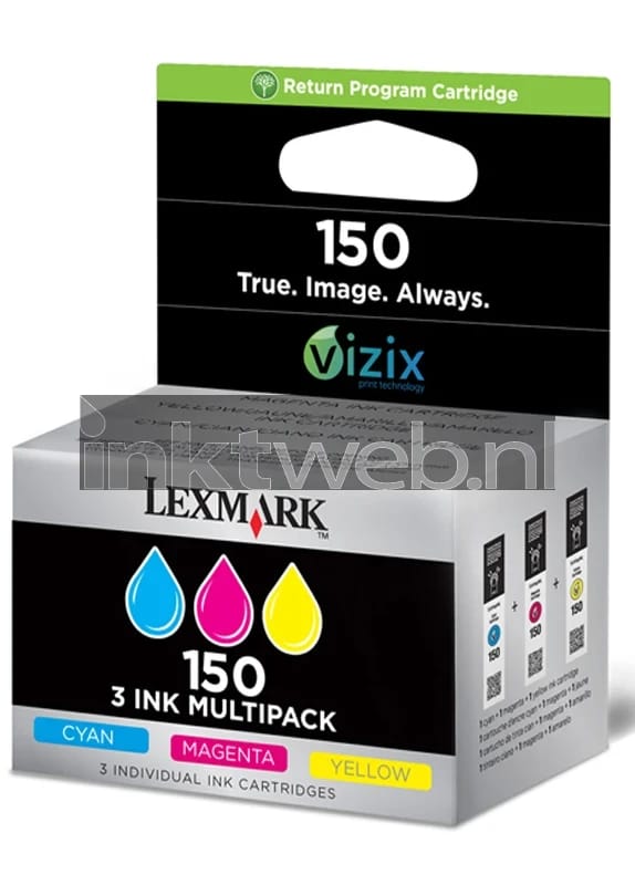 Lexmark 150 multipack C/M/Y kleur (Origineel)