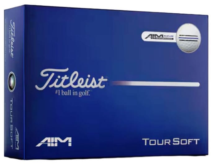 Titleist Tour Soft AIM Golfballen Wit 2026