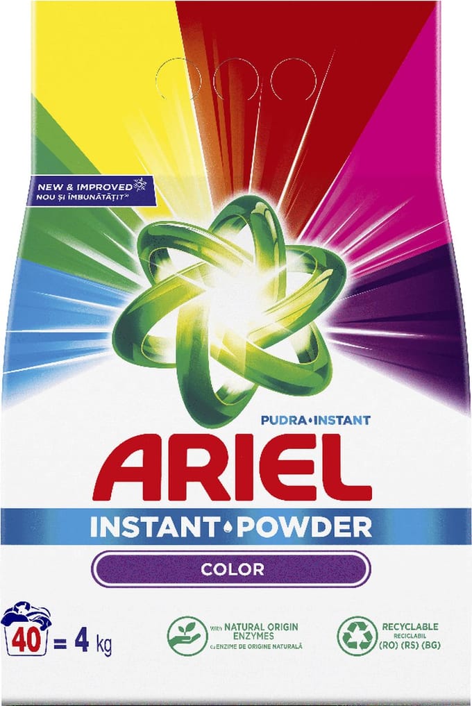 Ariel waspoeder 4 kg 40 wasbeurten color