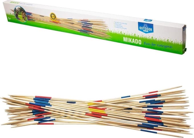 Outdoor Play Mikado - Speelgoed - 90 cm - 31 stokken - Met handleiding