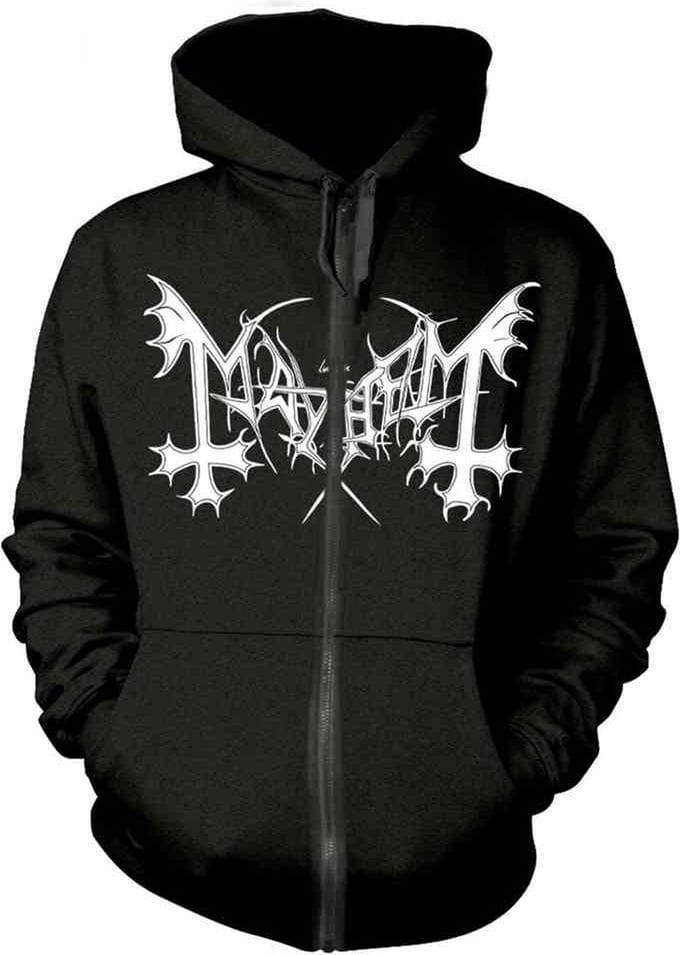Plastic Head Mayhem Vest met capuchon - De Mysteriis Dom Sathanas Zwart