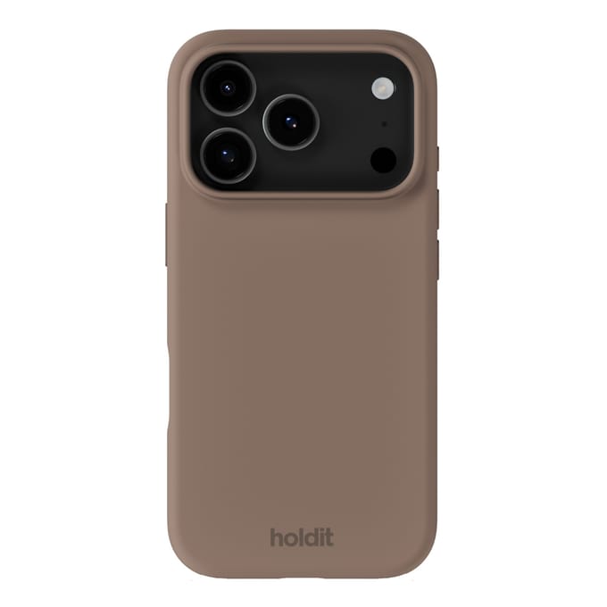 Holdit Silicone Case geschikt voor Apple iPhone 17 Pro - Mocha Brown