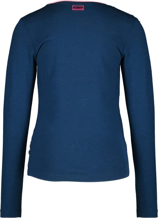 B-nosy  - Maat 110 - Meisjes T-shirt - space blue
