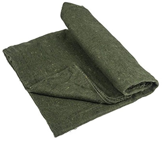 Nooddeken 200x150 cm, Olijf Groen, 100% Polyester Fleece