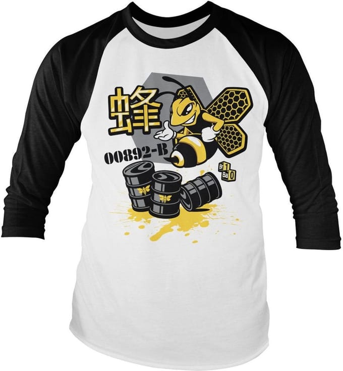 Breaking Bad Meth Bee 00892 B ball L g Sleeve Tee SP-19-BB020-H57-11 Baseon