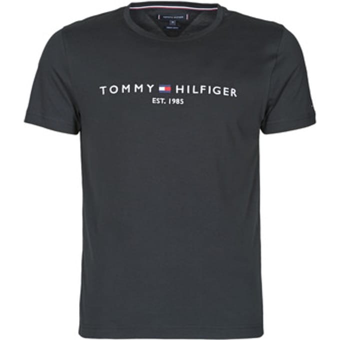 Tommy Hilfiger heren core logo T-shirt – gitzwart XXL