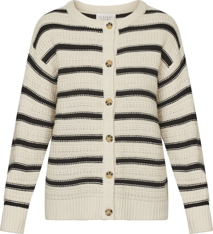SISTERS POINT Homca-ca - Dames Vest - Bamboo/Black - Maat S