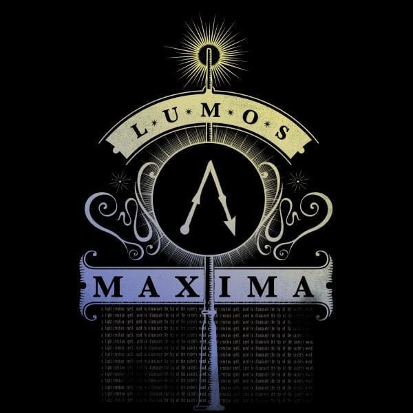 Harry Potter Lumos Maxima dames t-shirt - Zwart - M