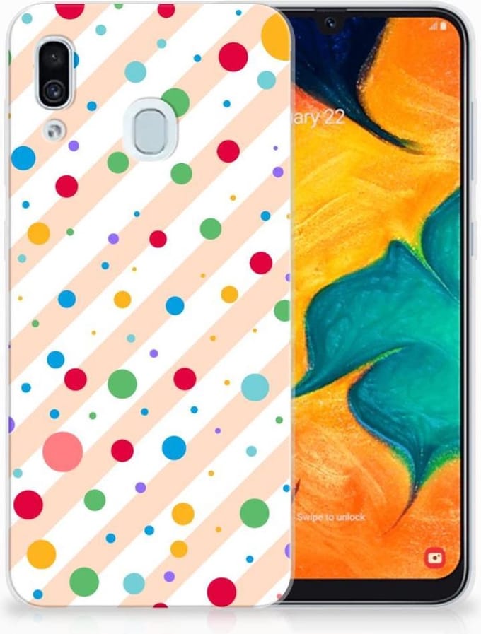 Samsung Galaxy A30 TPU bumper Dots