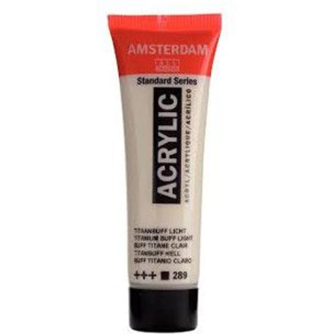 Verf - Acryl - 289 - Titaanbuff licht - Amsterdam - 20ml