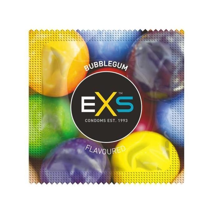 Exs Bubblegum - 100 condooms met Bubblegum smaak & geur
