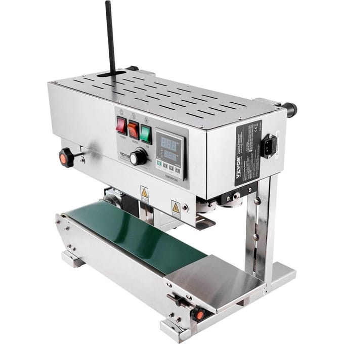 Machine de Scellage Continu de Sacs à Bande Scelleuse à Bande Verticale Acier Inoxydable