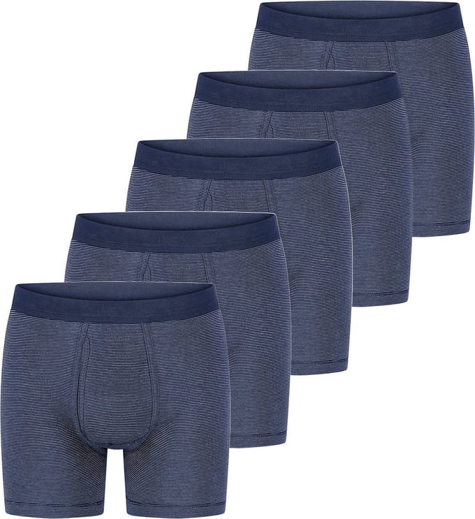 ESGE Heren Pant met voorsluiting 5 pack - Fijnrib Ringel
