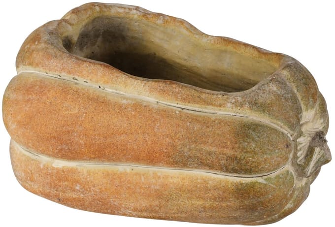 Dekoratief | Bloempot 'Pumpkin', cement, 22x15x12cm | A265017