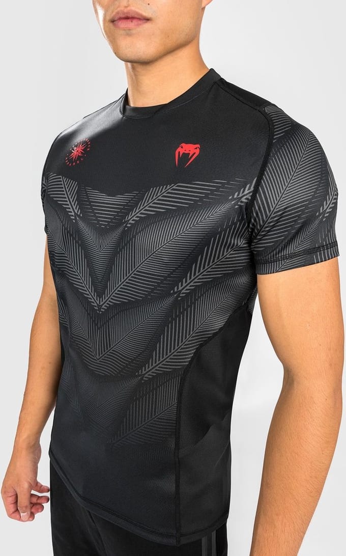 Venum PHANTOM Dry Tech T-shirt Zwart Rood - XXL