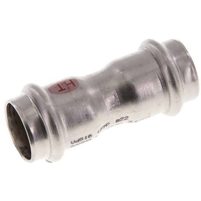Perskoppeling - 22mm Persmof - RVS