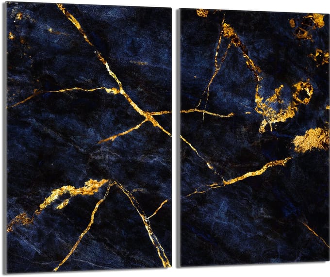 TMK ArtDeko - Snijplank - Marmereffect - 2x30x52 cm - Veilig