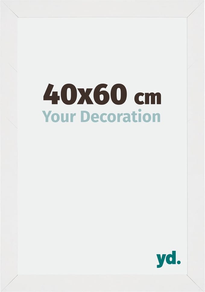 Your Decoration - Fotolijst 40x60 cm - MDF - Wit Hoogglans - Mura