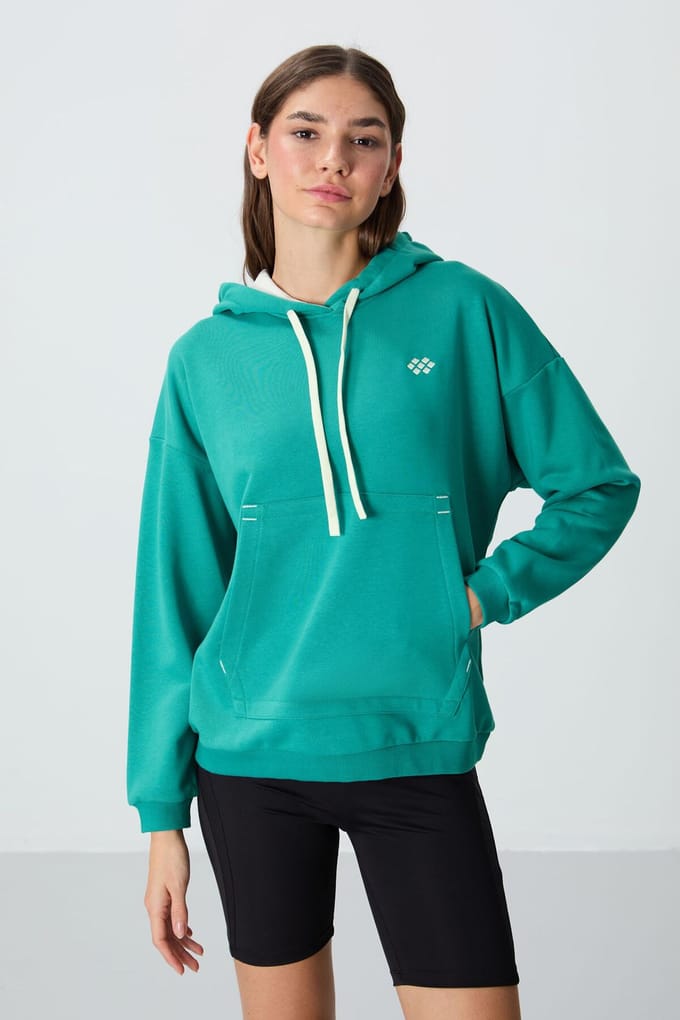 Oversized hoodie met zak