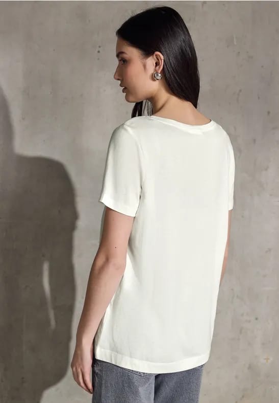 Shirt met foliedruk