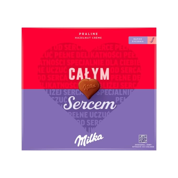 Milka Melkchocolade Met Hazelnootvulling 110 G