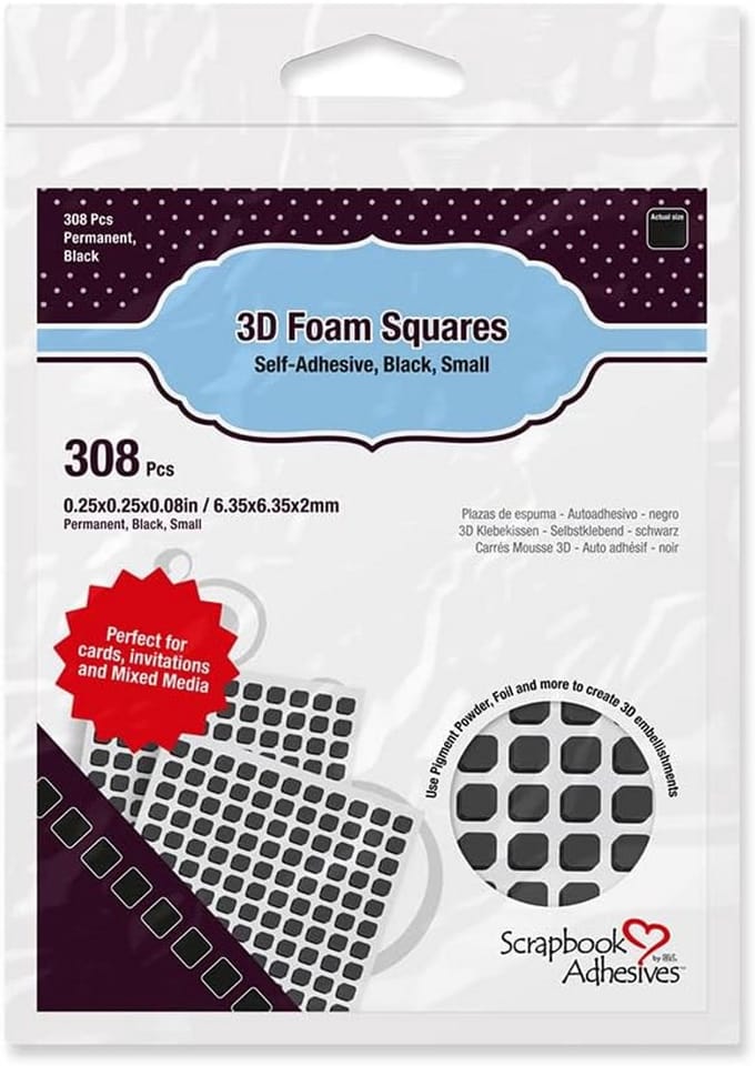 3D Schuim Vierkanten voor Scrapbooking en Knutselen