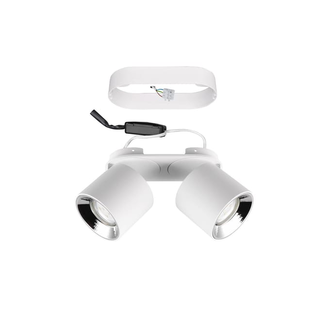 Trio Lighting Plafondspot Guayana GU10 2-lamps wit