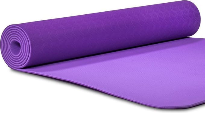 Yogi & Yogini Premium TPE Yogamat Paars – 183 x 61 x 0.5 cm (950 gram)