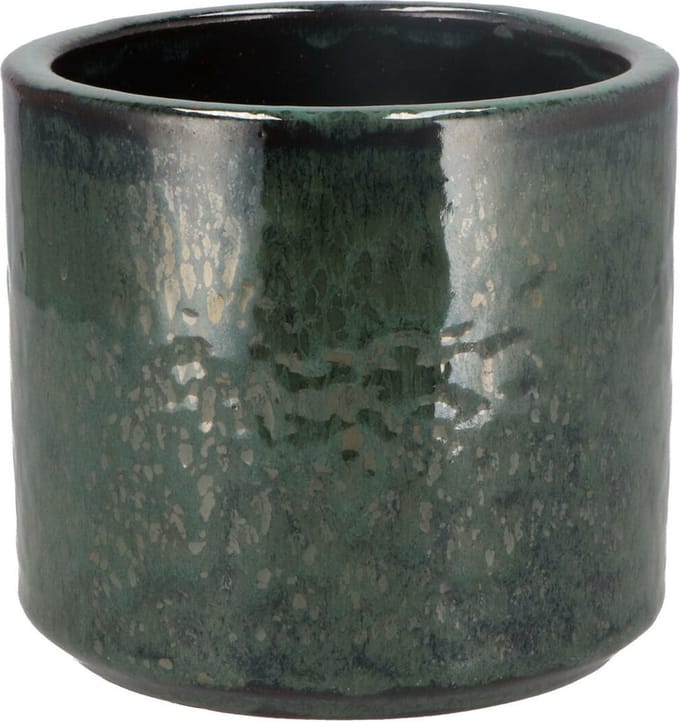 DK Design Bloempot model Green Glaze - groen - D14 x H15 cm - glanzend