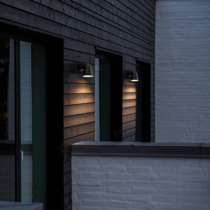 Nordlux Front single-wandlamp-IP44-GU10-zwart