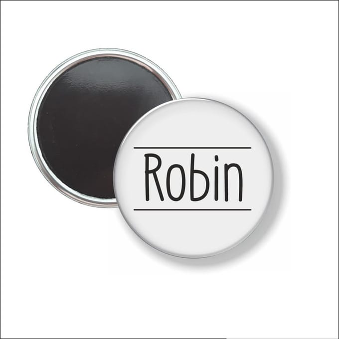 Button Met Magneet 58 MM - Robin - NIET VOOR KLEDING