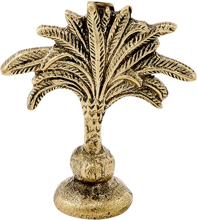 Doing Goods Marlin Palm Card Holder - Gold Shiny