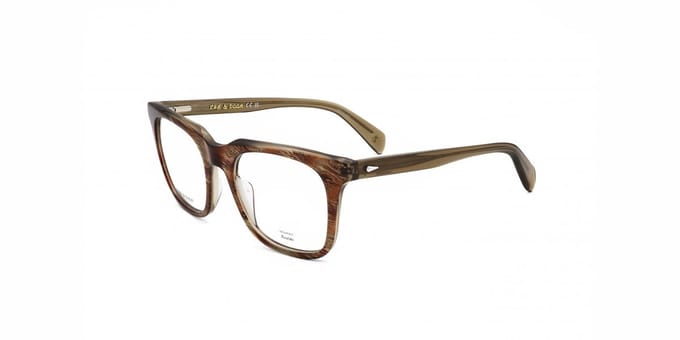 Rag & Bone RNB7064/G Brown horn 55/20/145 MAN Brilmonturen