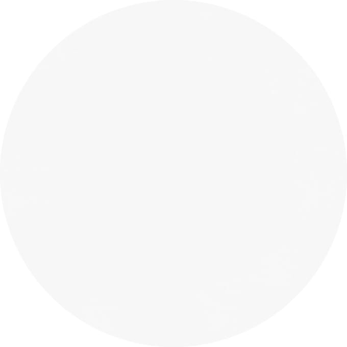 ZICZAC - Placemat TOGO - SET/6 - Rond - Dubbelzijdig - Kunstleer - Dia 38 cm, wit