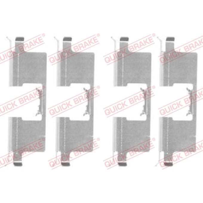 Toebehorenset, schijfremblok QUICK BRAKE 109-1745