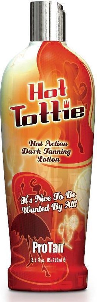 Pro Tan Hot Tottie Dark Tanning Lotion - Zonnebankcreme - Tingle - 250 ml