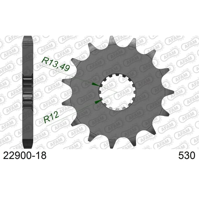 Tandwiel Afam 530 18 dents