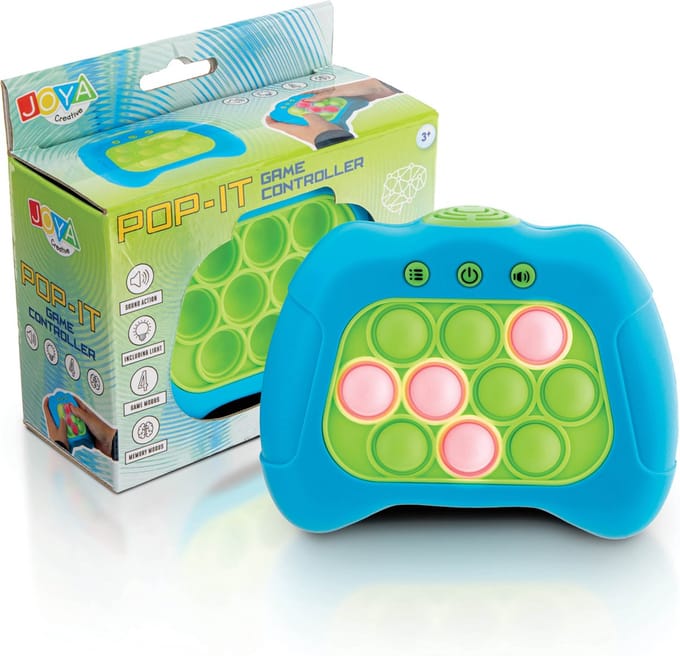 Pop It Game - Game Controller - Pop or Flop - Quick Push - Montessori Speelgoed - Anti Stress Speelgoed - Inclusief Licht en Geluidseffecten - Joya Creative